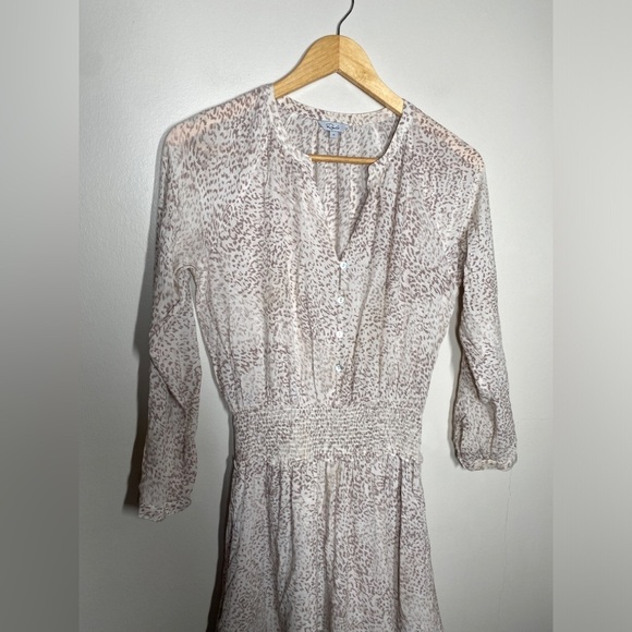 Rails Jasmine Tan Watercolor Leopard Mini Dress - Picture 7 of 11